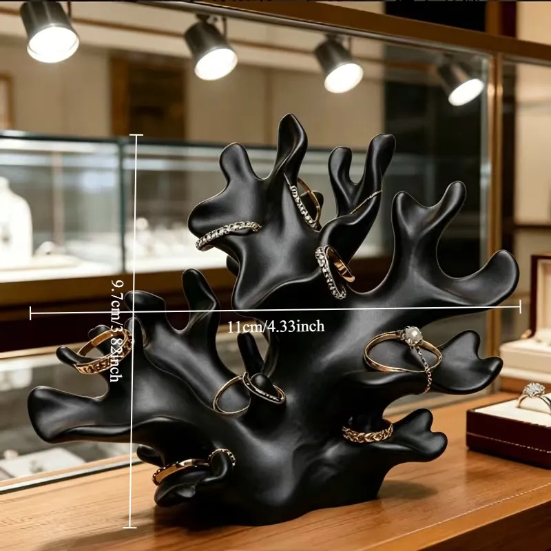 3D Printing Ring Holder - Penyangga Perhiasan Cabang Karang Cetak 3D,