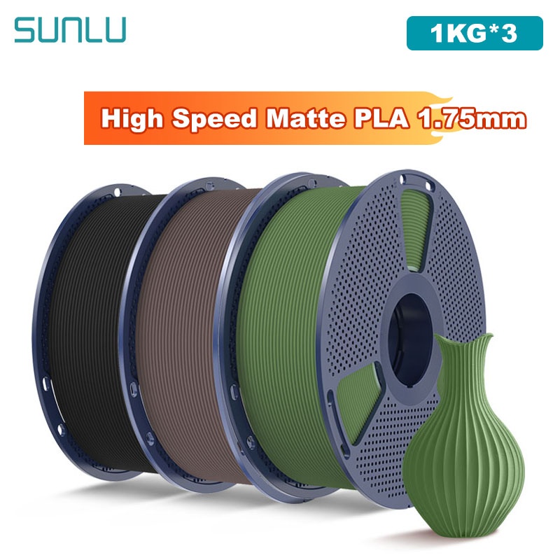 3D Printing Nylon Filament - SUNLU 3KG Filamen PLA Matte Kecepatan