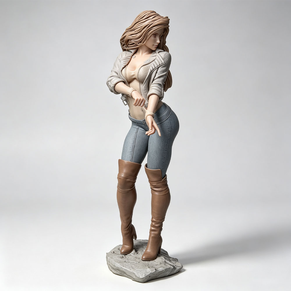 3D Printing For Dummies - 1/24 Karakter Wanita Realistis dan Modis,