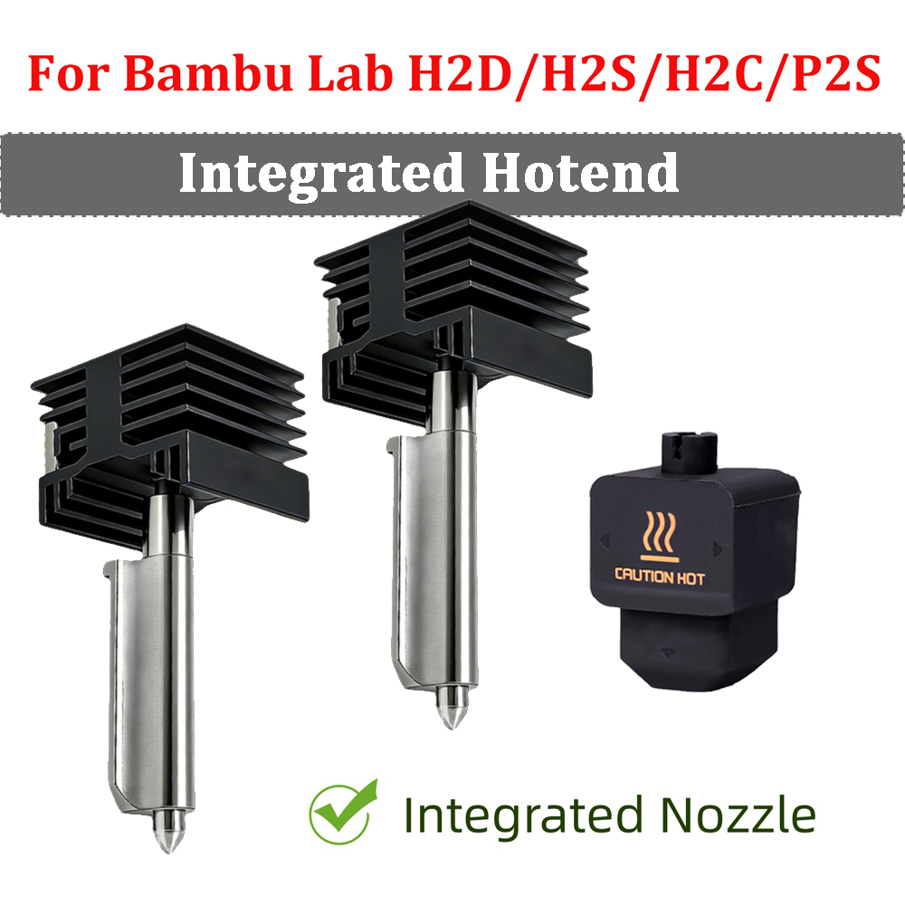 Nozzle 0.4Mm Hardened - Hotend Terintegrasi Baru Untuk Bambu Lab