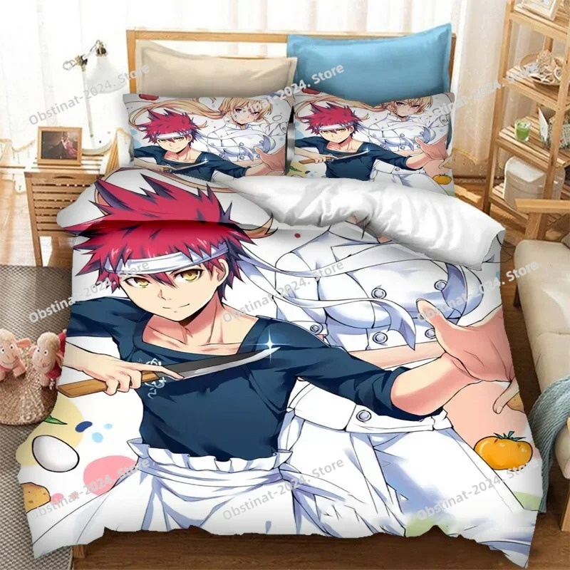 3D Printing Quilting - Anime Food Wars 3D! Set Sprei