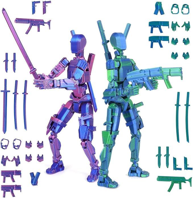 3D Printing For Dummies - Figur Aksi Titan 13, Perakitan Selesai