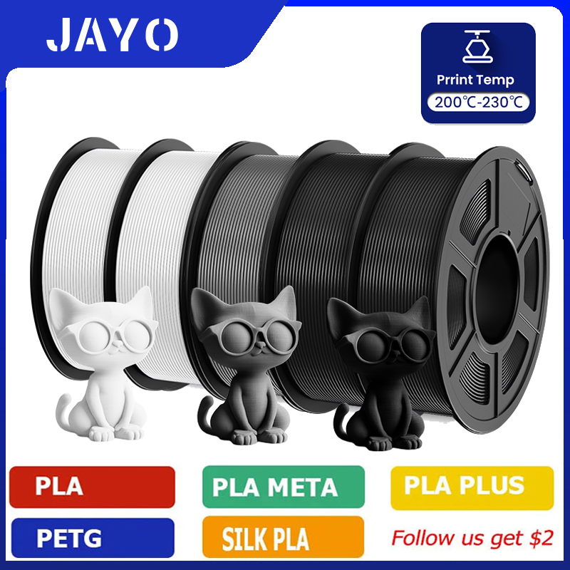 3D Printing Nylon Filament - JAYO 5 gulungan PLA/PLA Plus/petg/ABS/TPU/PLA meta/PLAYG/HS-PLA
