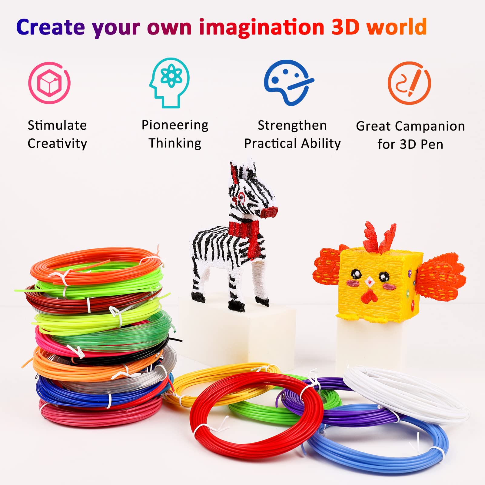Filamen PLA 40/32/30 Warna unt - 3D Printing Nylon Filament ulasan dan harga