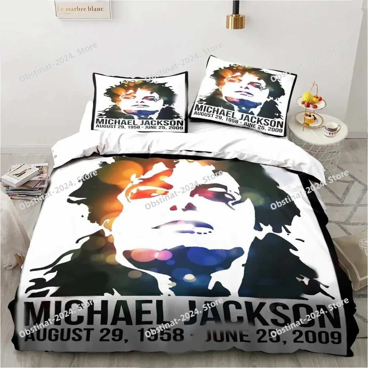 Set Tempat Tidur Michael Jacks - 3D Printing Quilting ulasan dan harga