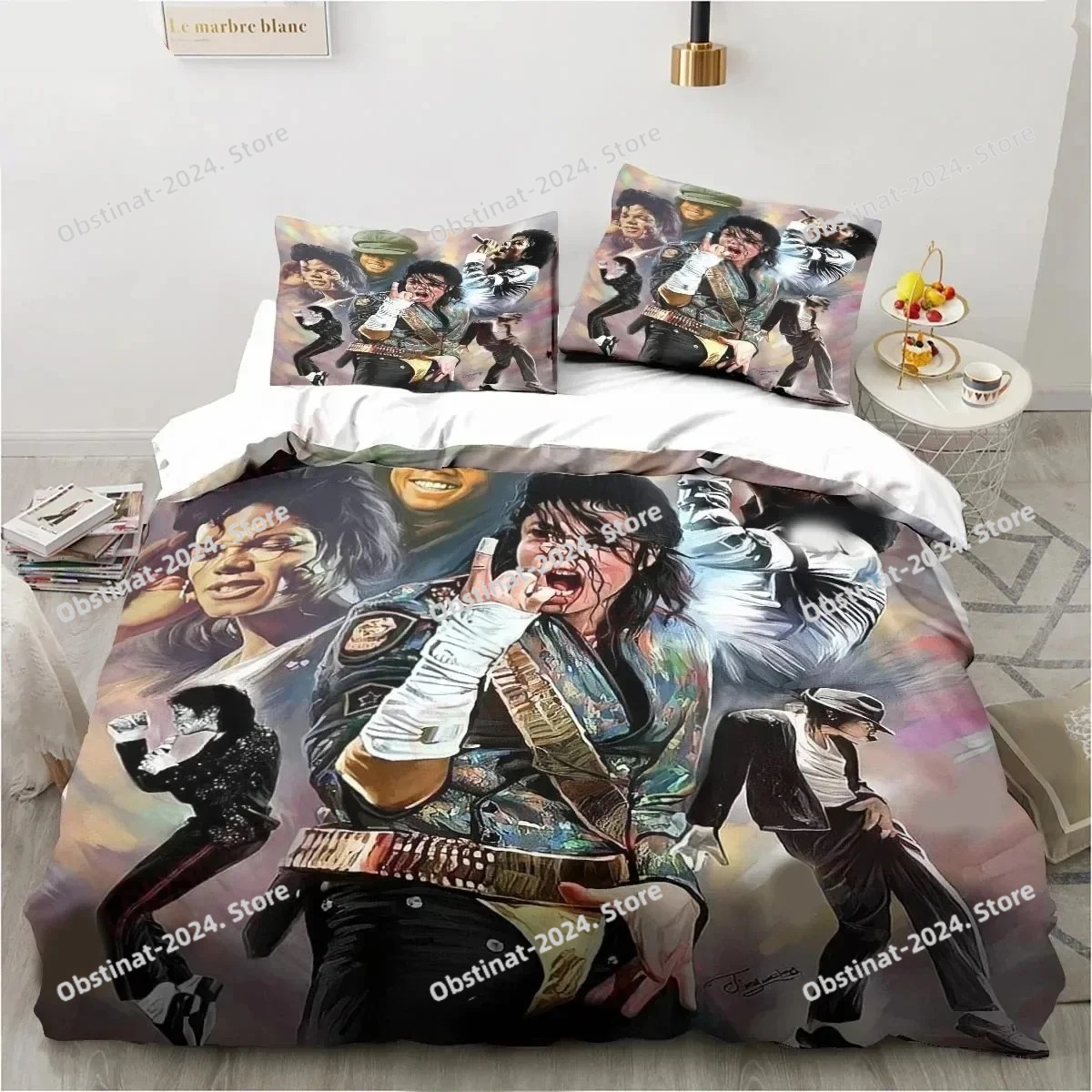 Set Tempat Tidur Michael Jacks - 3D Printing Quilting ulasan dan harga