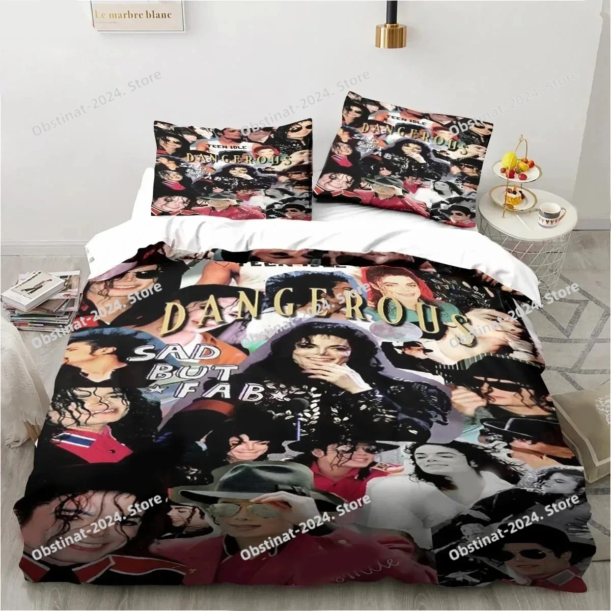 Set Tempat Tidur Michael Jacks - 3D Printing Quilting ulasan dan harga