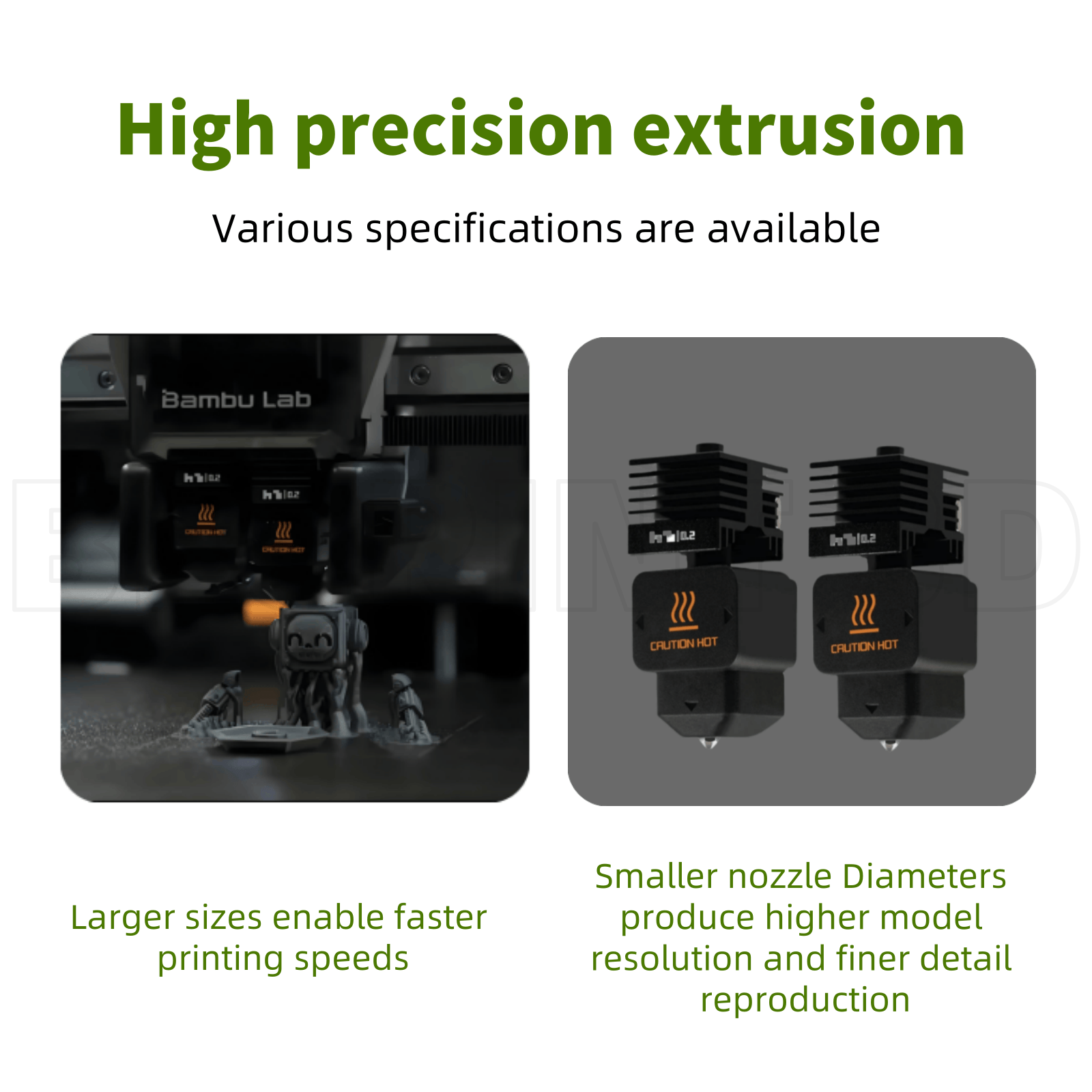 Peningkatan Hotend Kit untuk B - Nozzle 0.4Mm Hardened ulasan dan harga