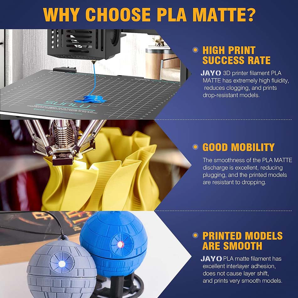 JAYO 3D Printer filamen PLA Ma - 3D Printing Nylon Filament ulasan dan harga
