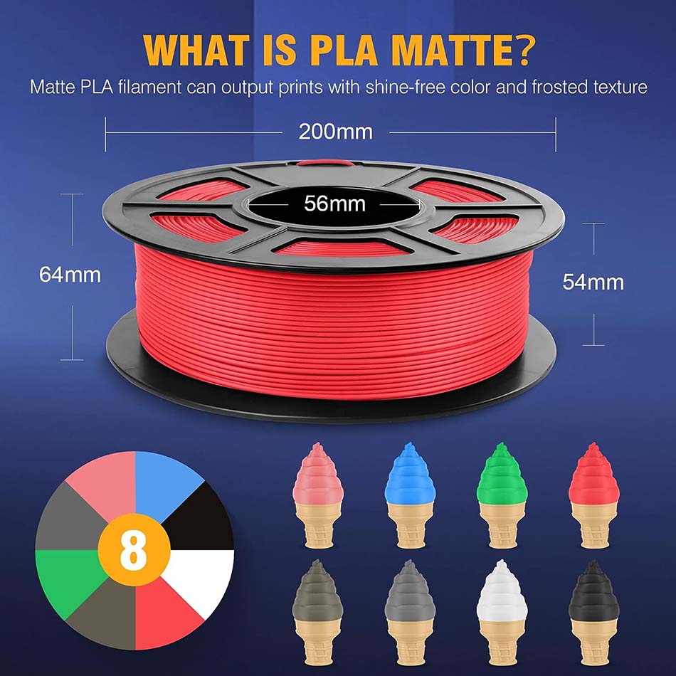JAYO 3D Printer filamen PLA Ma - 3D Printing Nylon Filament ulasan dan harga