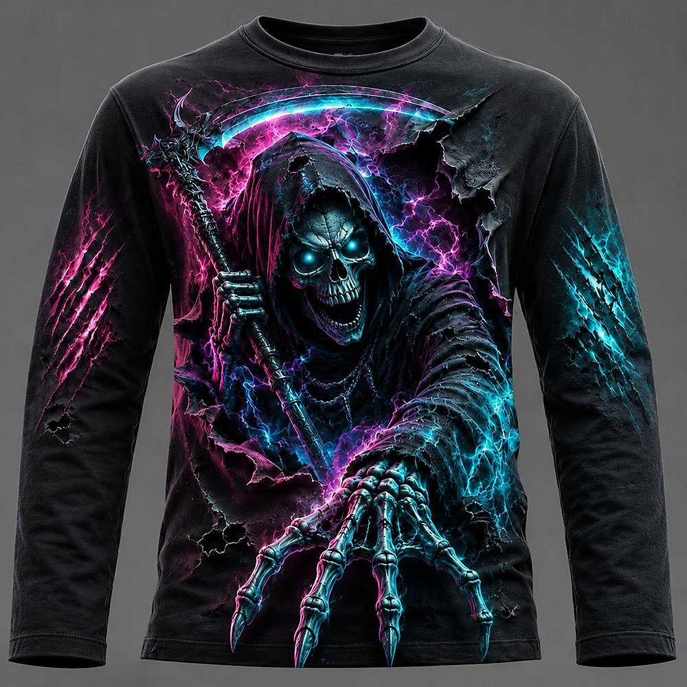 Kaos Pria Halloween dengan Gra - 3D Printing Services ulasan dan harga
