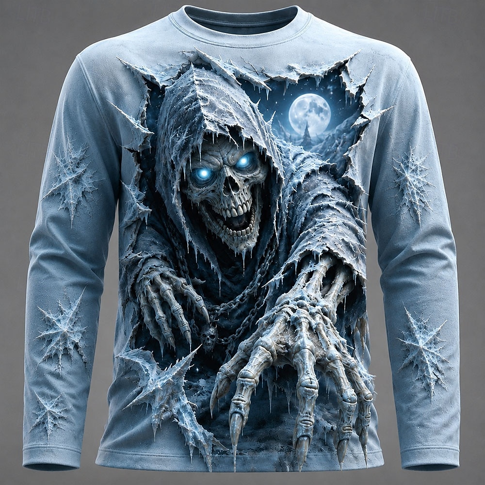 Kaos Pria Halloween dengan Gra - 3D Printing Services ulasan dan harga