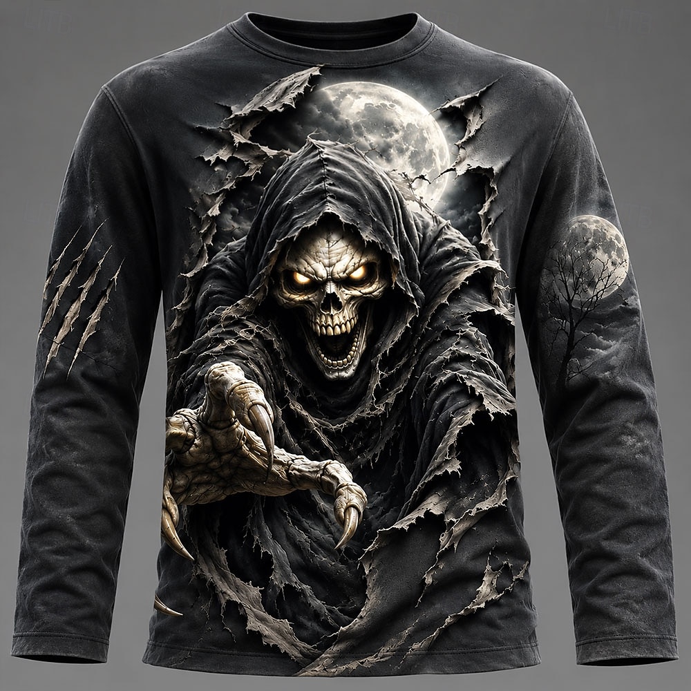 Kaos Pria Halloween dengan Gra - 3D Printing Services ulasan dan harga