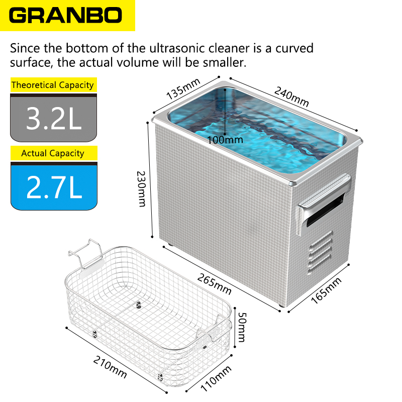 Pembersih Ultrasonik 3L 120W/1 - 3D Printing Orthodontics ulasan dan harga