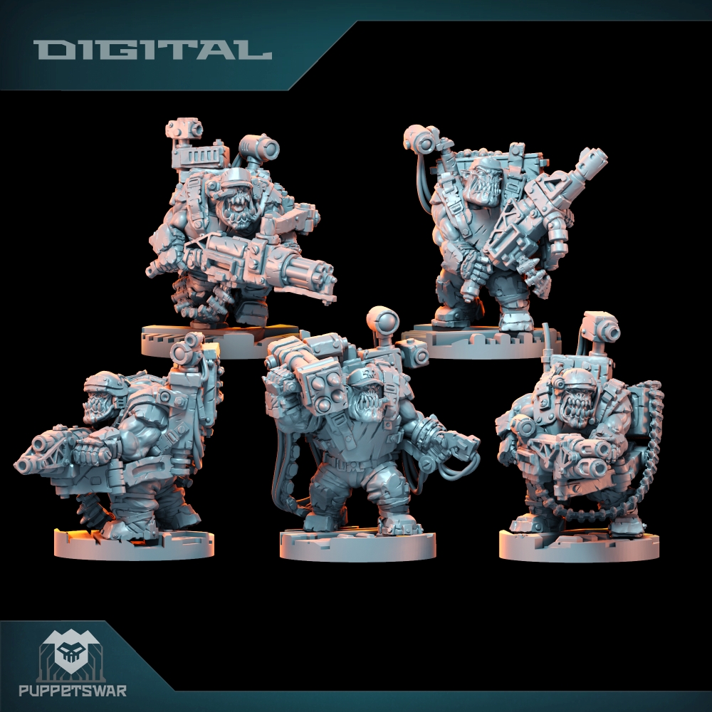 Pasukan Orc Ultimate Badasses, - 3D Printing Simulator ulasan dan harga
