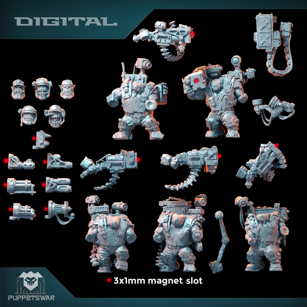 Pasukan Orc Ultimate Badasses, - 3D Printing Simulator ulasan dan harga
