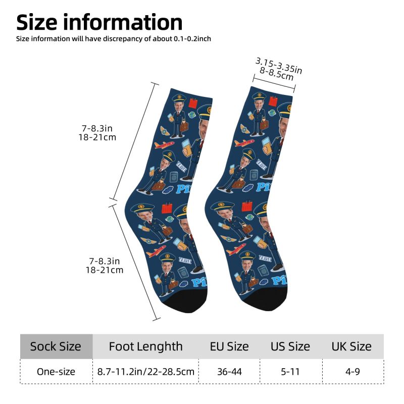 Kaos Kaki Pria Unik Motif Pilo - 3D Printing Design Free ulasan dan harga
