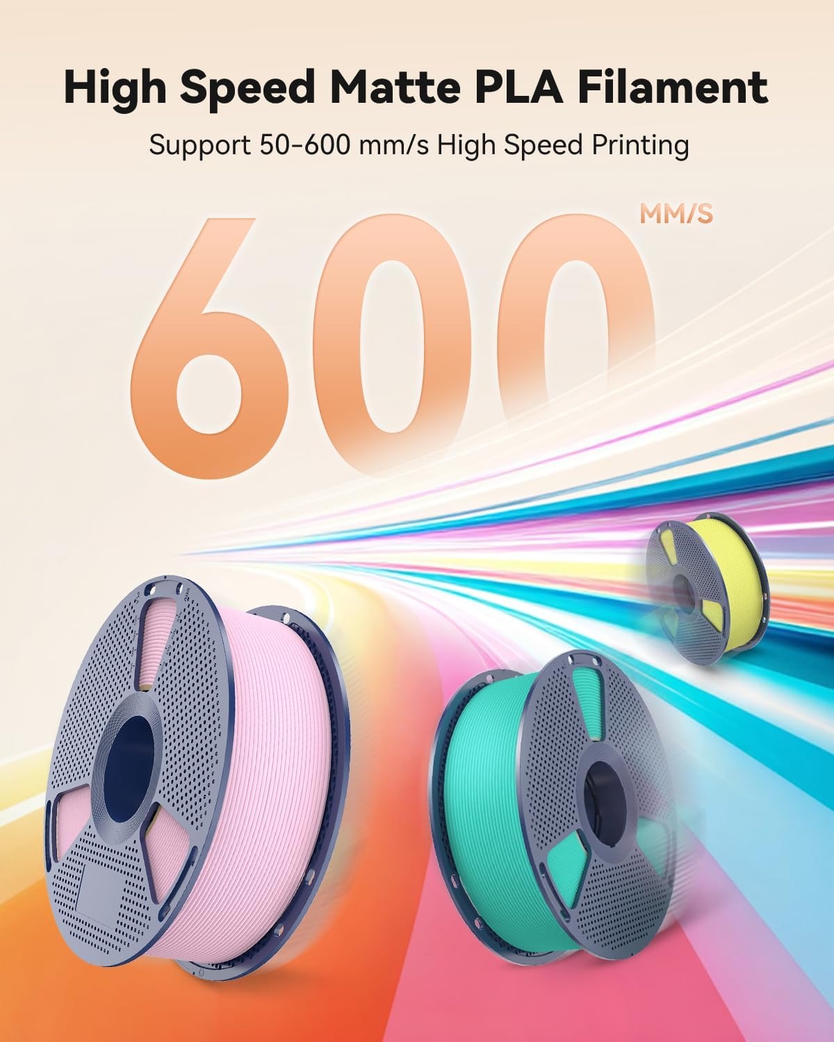 SUNLU 3KG Filamen PLA Matte Ke - 3D Printing Nylon Filament ulasan dan harga