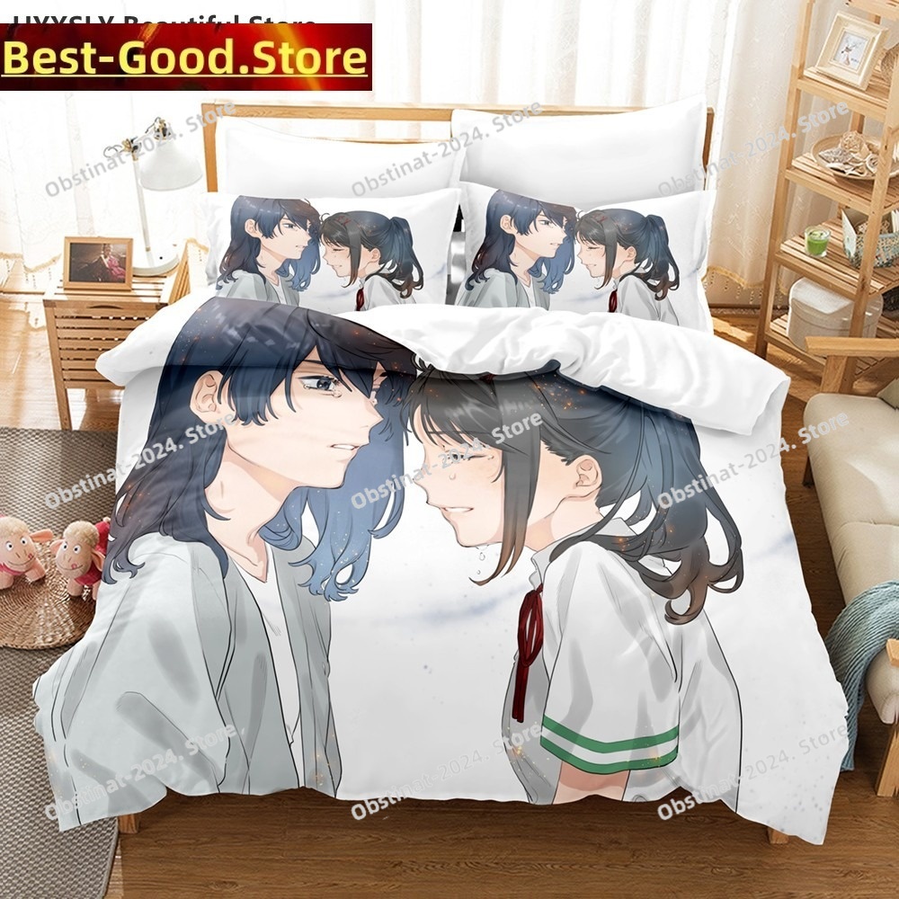 Set Sprei Suzume no Tojimari 3 - 3D Printing Quilting ulasan dan harga