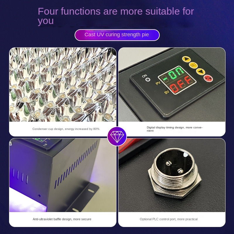 Lampu UV LED Ultraviolet 3600W - 3D Printing Uv Sensitive Resin ulasan dan harga