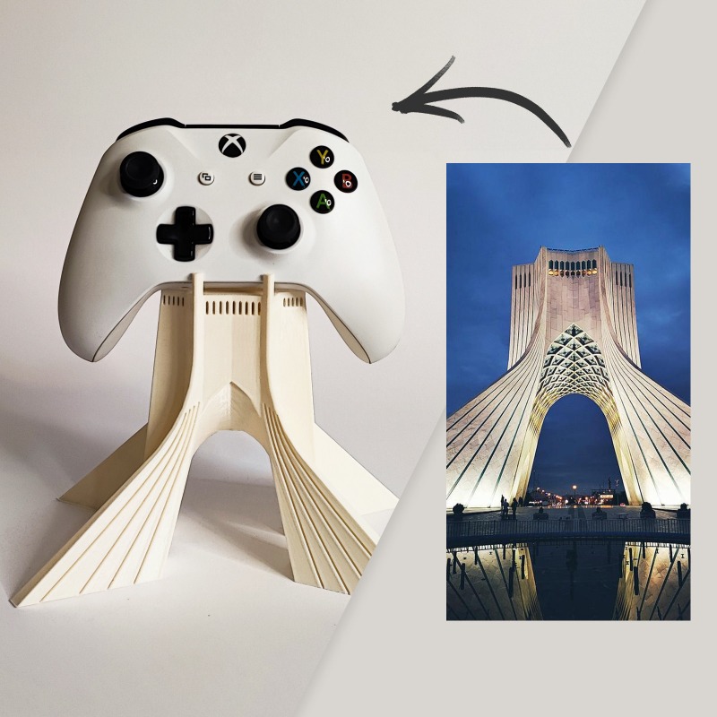 Penyangga Kontroler Model Arsi - 3D Printing Xbox Controller Holder ulasan dan harga