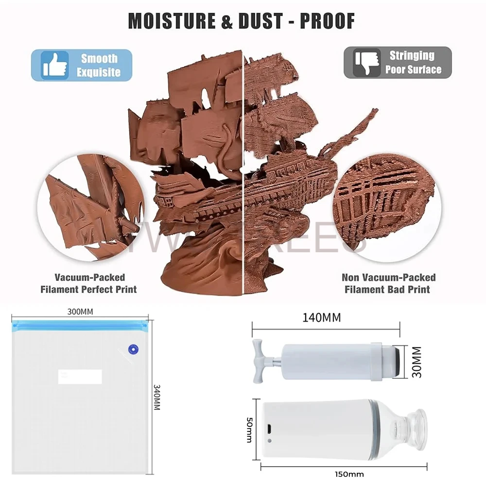Tas Vakum Cetak 3D Pengering F - 3D Printing Nylon Filament ulasan dan harga