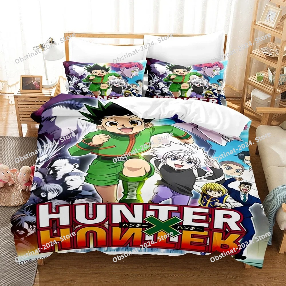 Set Sprei Anime Hunter X Hunte - 3D Printing Quilting ulasan dan harga