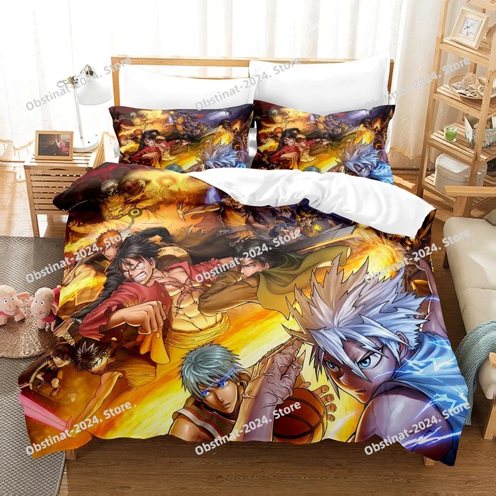 Set Sprei Anime Hunter X Hunte - 3D Printing Quilting ulasan dan harga