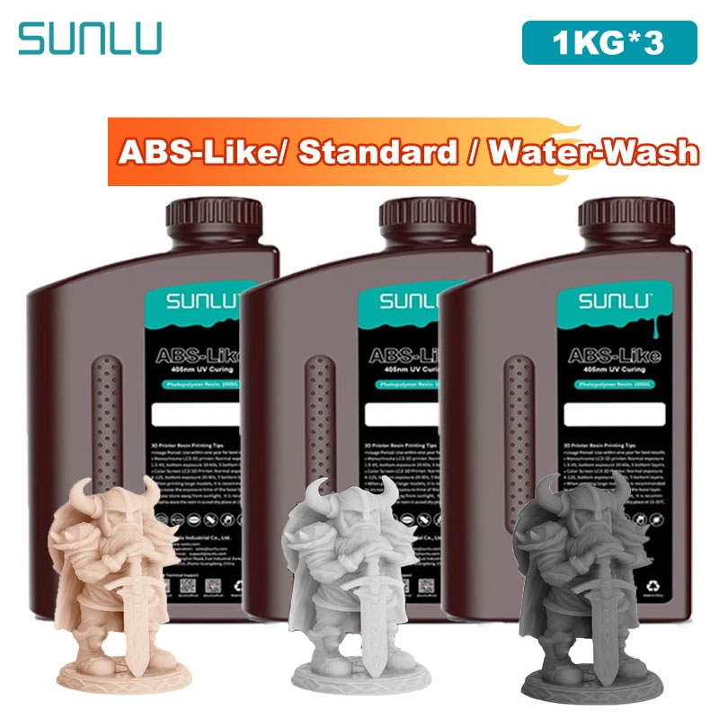 Resin SUNLU 3KG Mirip ABS/ Sta - 3D Printing Uv Sensitive Resin ulasan dan harga