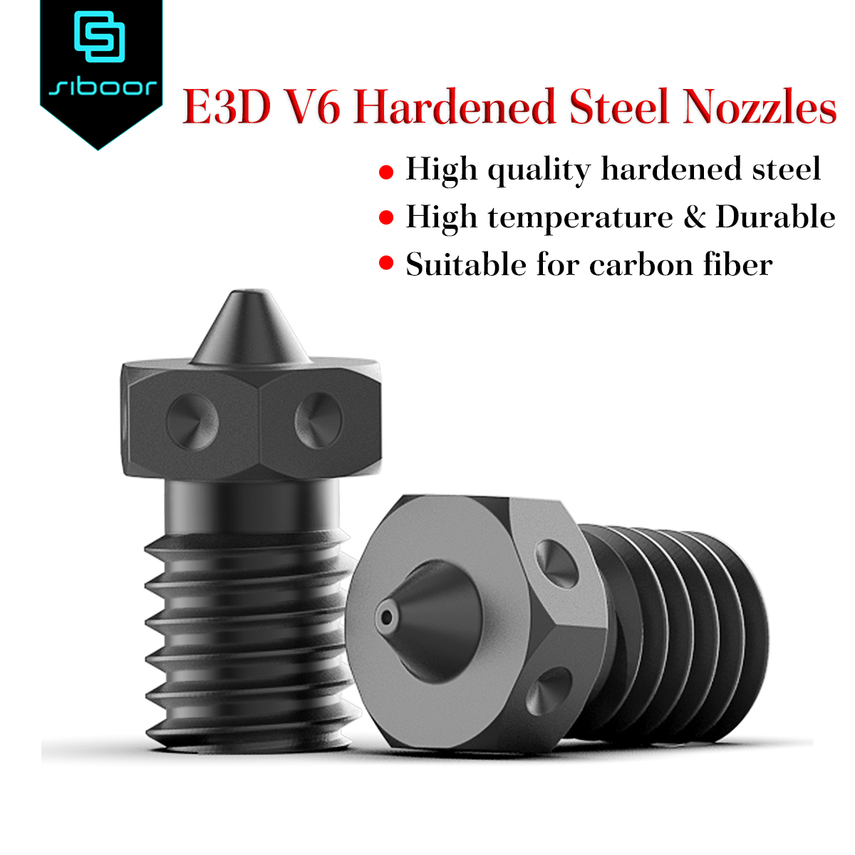 E3D V6 Nozzle baja keras V6 ku - Nozzle 0.4Mm Hardened ulasan dan harga