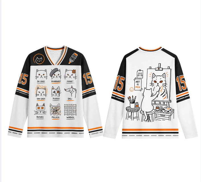 Kaos lengan panjang 3D print g - 3D Printing Services ulasan dan harga