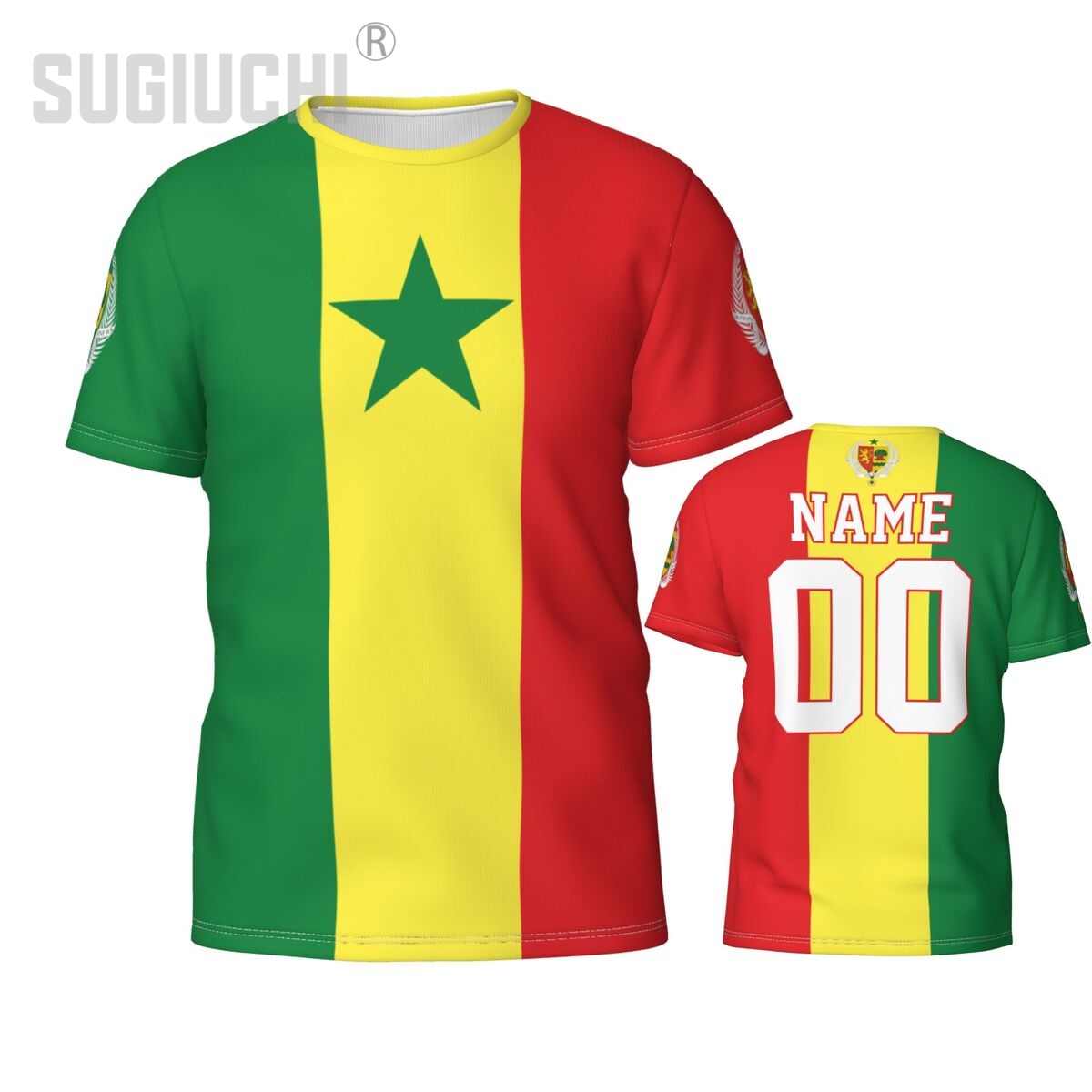 Kaos 3D Lambang Bendera Senega - 3D Printing Services ulasan dan harga