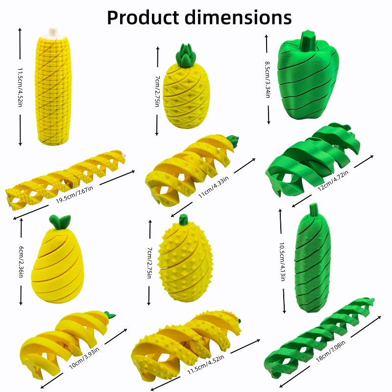 Seri Mainan Penghilang Stres B - 3D Printing Food ulasan dan harga