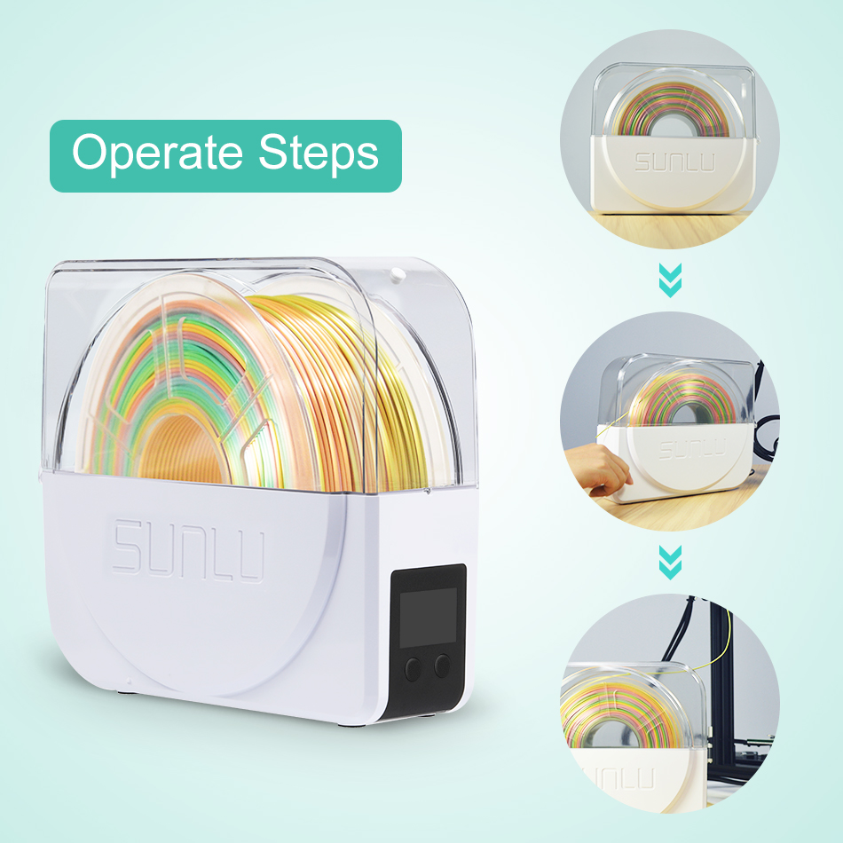 SUNLU pengering filamen S1 Plu - 3D Printing Fff ulasan dan harga