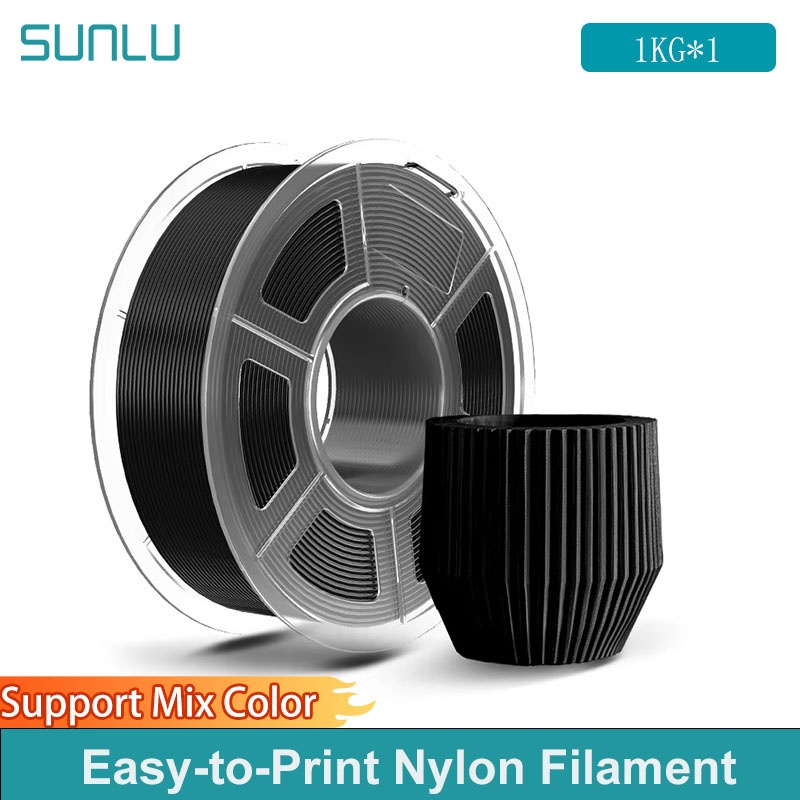 SUNLU 1KG Filamen Nilon Mudah  - 3D Printing Nylon Filament ulasan dan harga