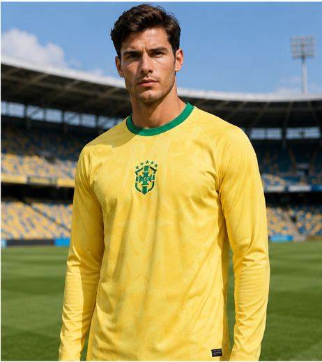 Kaos Sepak Bola Lengan Panjang - 3D Printing Design Free ulasan dan harga