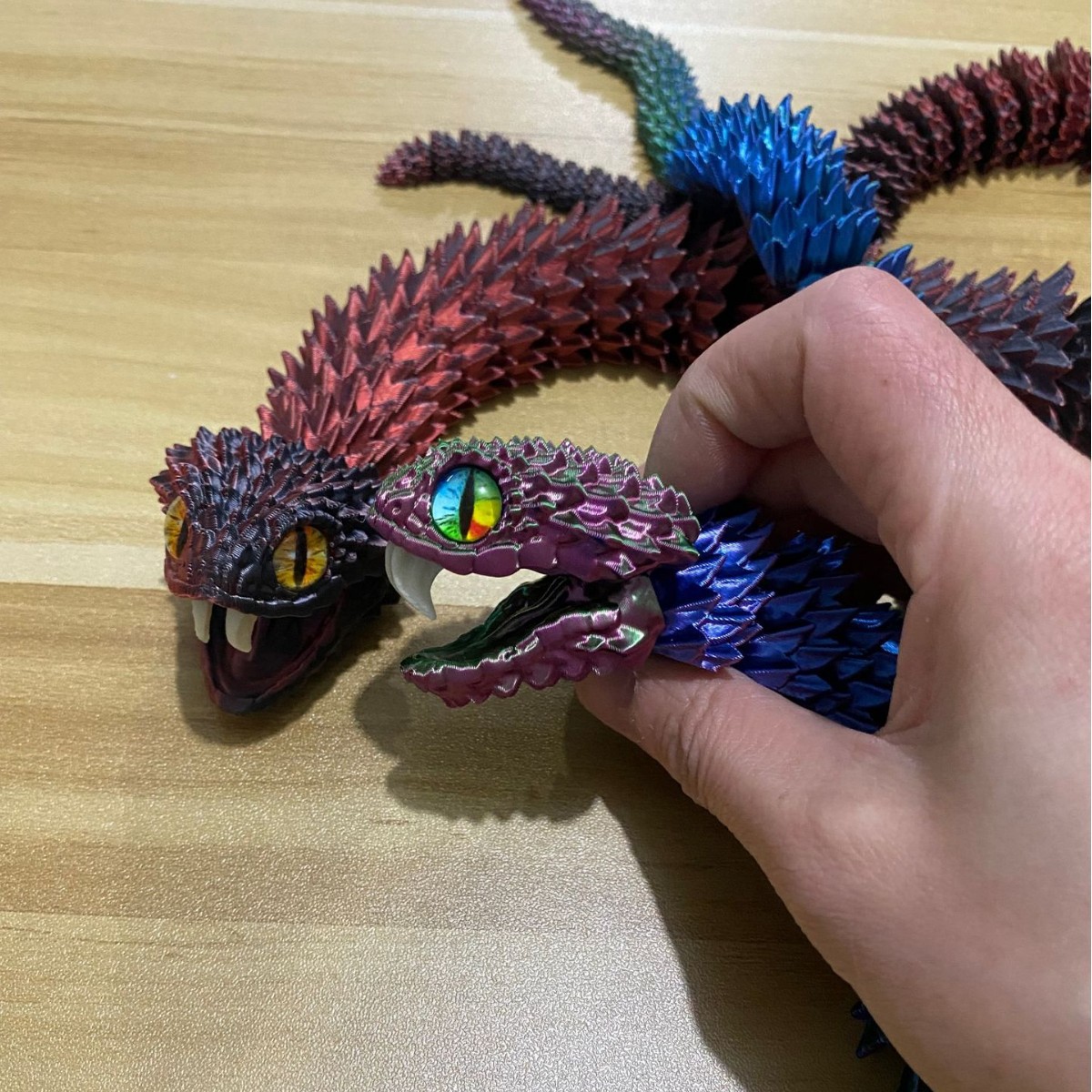 30/45/60Cm 3D Dicetak Ular Art - 3D Printing Orthodontics ulasan dan harga