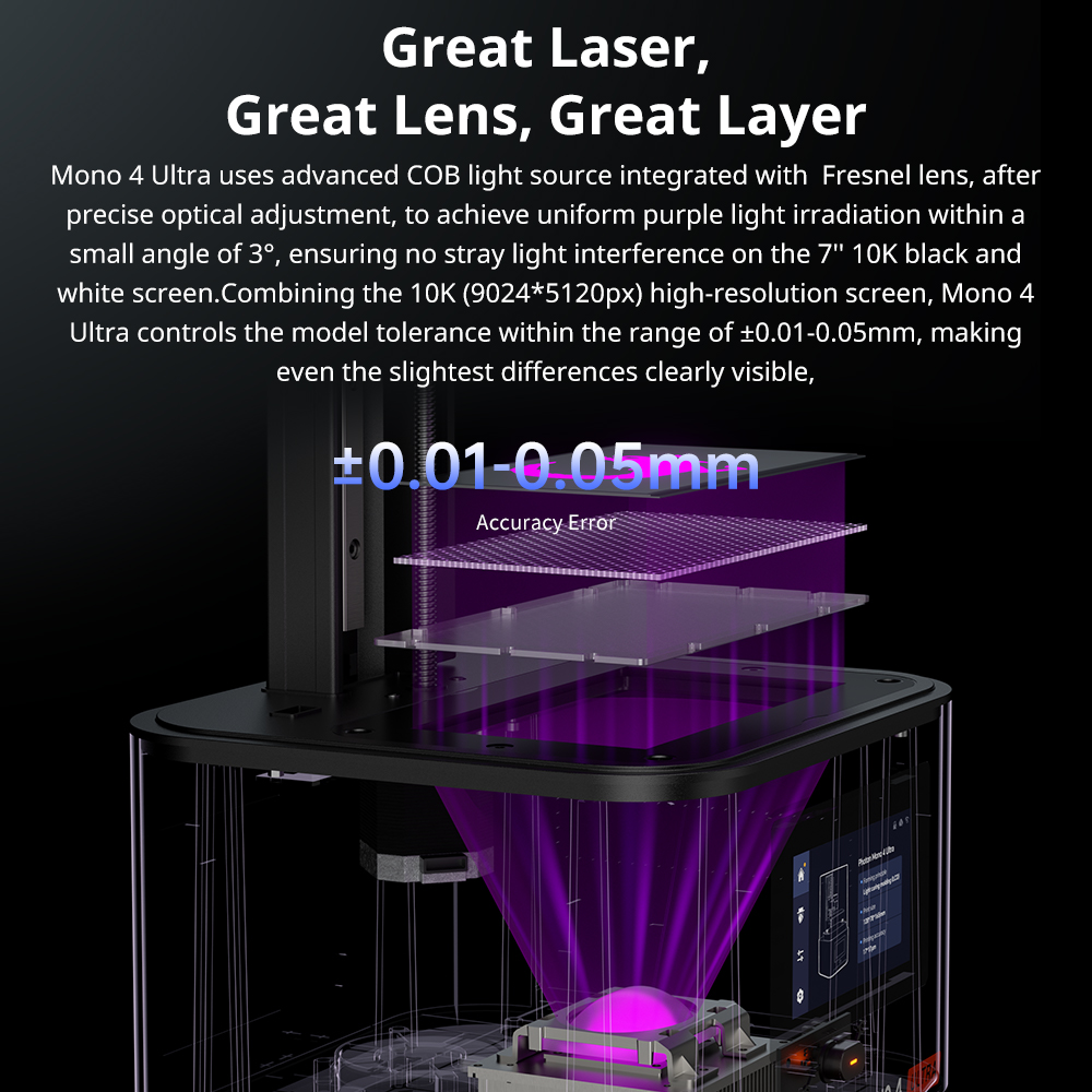 ANYCUBIC Photon Mono 4 Ultra P - 3D Printing Uv Sensitive Resin ulasan dan harga
